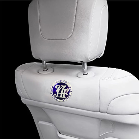 1pc Blue JAF Japan Automobile Federation JDM Car Sticker Emblem