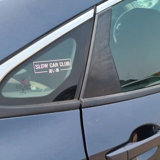 SLOW CAR CLUB JDM Windshield Sticker