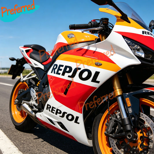 2x JDM Repsol Logo Sticker