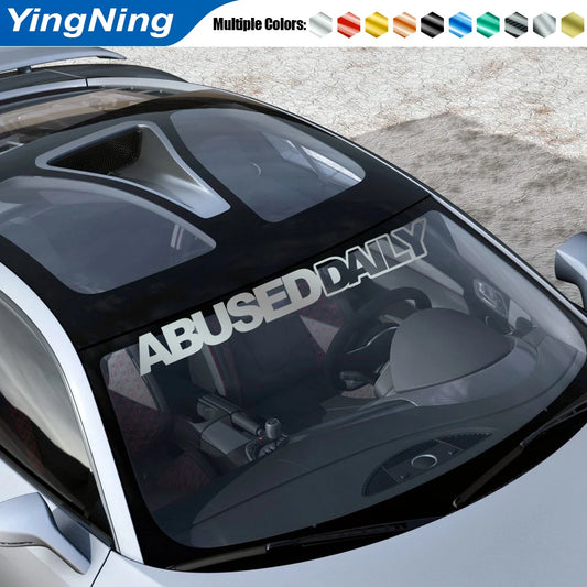 ABUSED DAILY - JDM Car Windshield Sticker