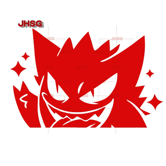 Gengar Pokemon Anime Sticker