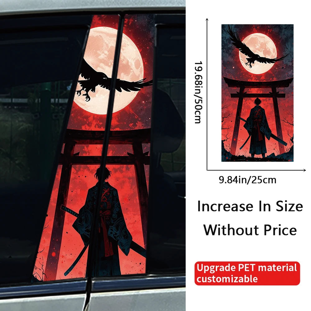 JDM Samurai Car B Pillar Sticker