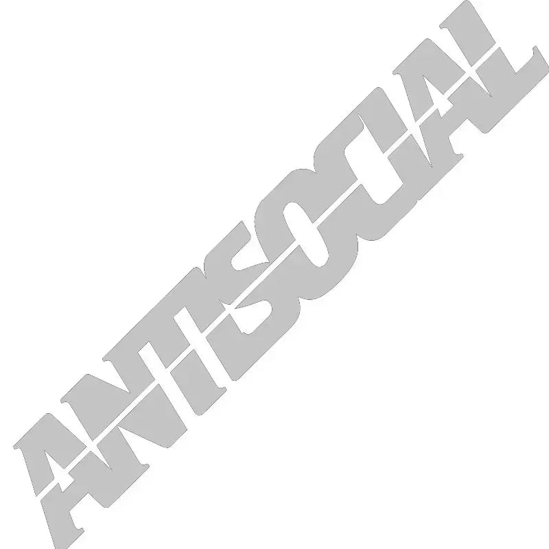 ANTISOCIAL Windshield Banner Sticker