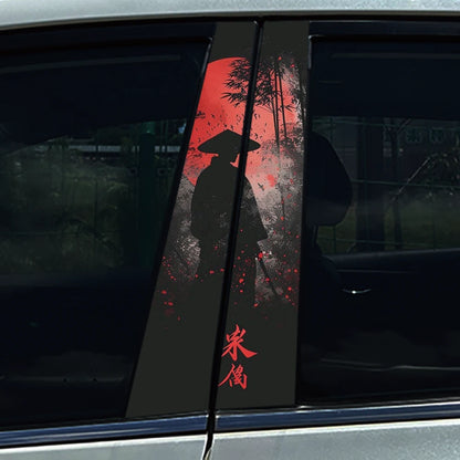 JDM Samurai Car B Pillar Sticker