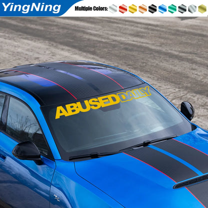ABUSED DAILY - JDM Car Windshield Sticker