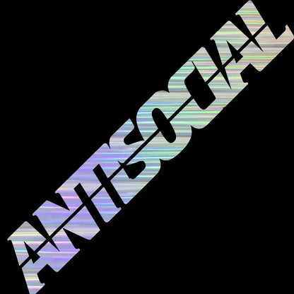 ANTISOCIAL Windshield Banner Sticker