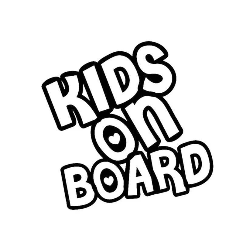 Kids On Board Car Sticker