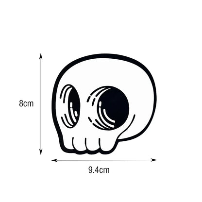 Skull Peek Anime Door Seam Sticker