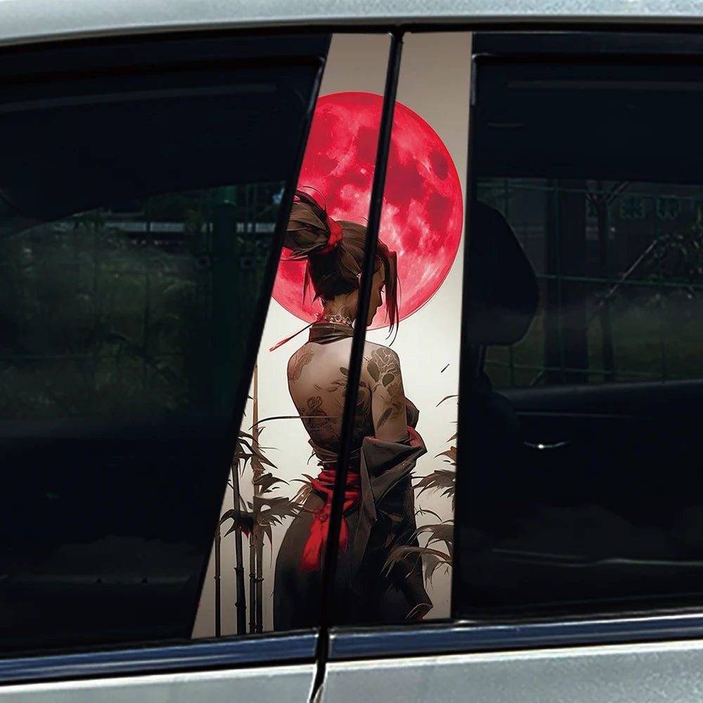 JDM Samurai Car B Pillar Sticker