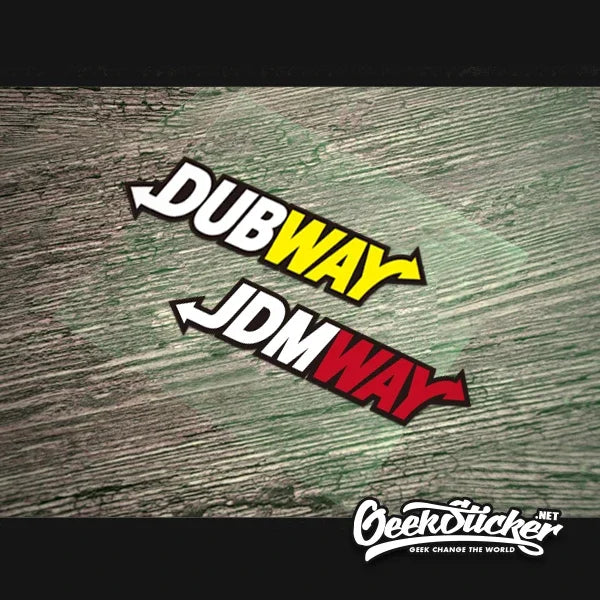 JDM WAY Car Stickers
