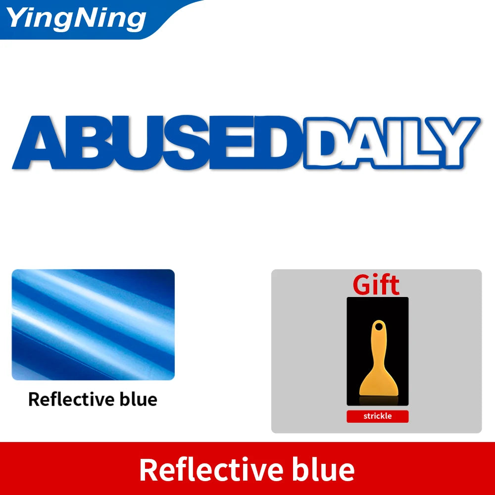 ABUSED DAILY - JDM Car Windshield Sticker