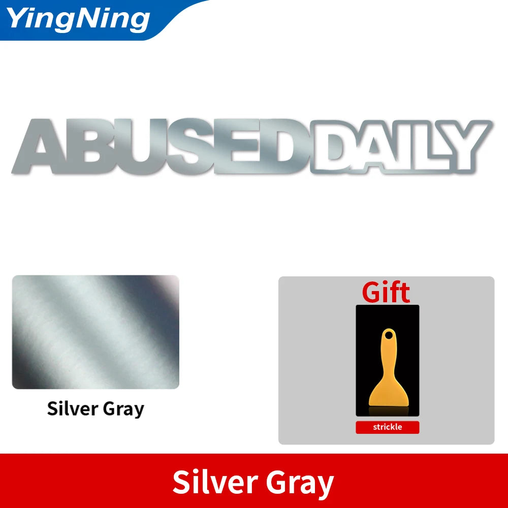 ABUSED DAILY - JDM Car Windshield Sticker