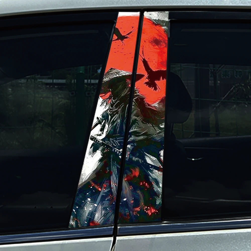 JDM Samurai Car B Pillar Sticker