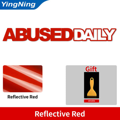 ABUSED DAILY - JDM Car Windshield Sticker