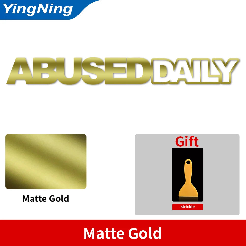 ABUSED DAILY - JDM Car Windshield Sticker