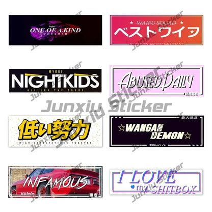 JDM Slap Funny Refit Car Stickers