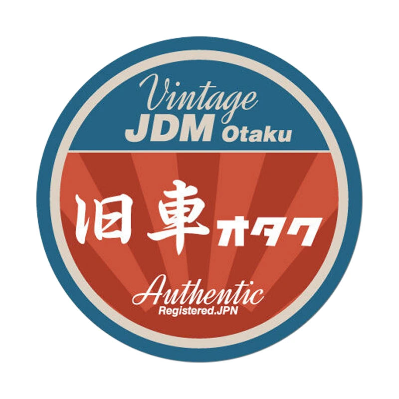 Vintage JDM Otaku Car Sticker