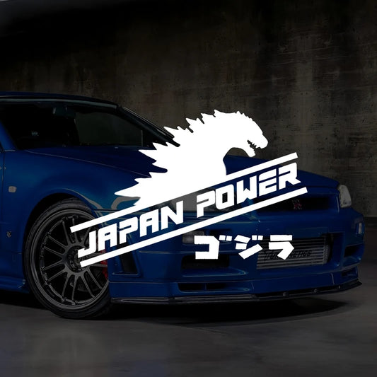 Godzilla Japan Power Sticker