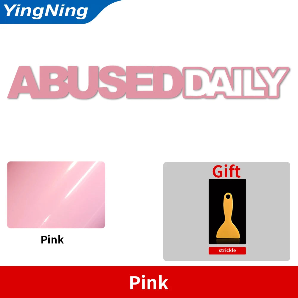ABUSED DAILY - JDM Car Windshield Sticker